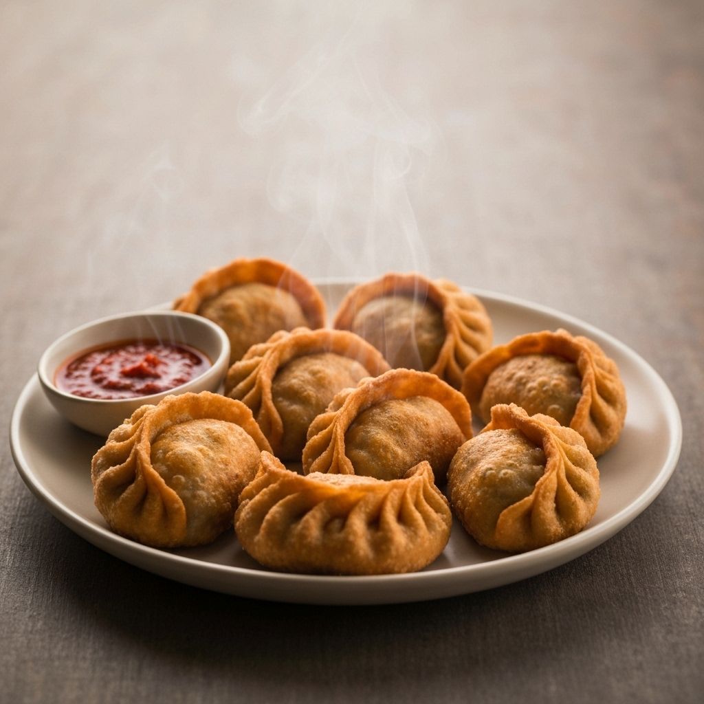 Fried Momos at Melting Momos