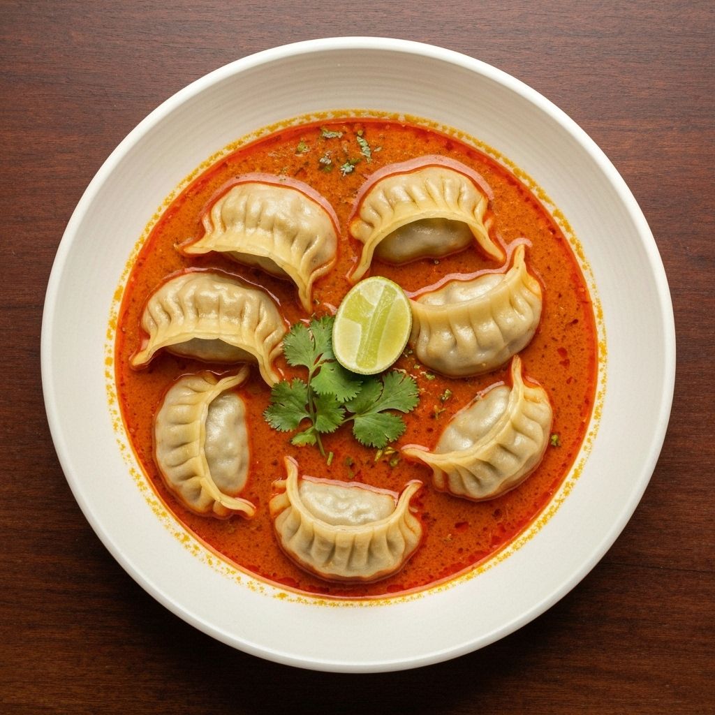 Jhol Momos at Melting Momos