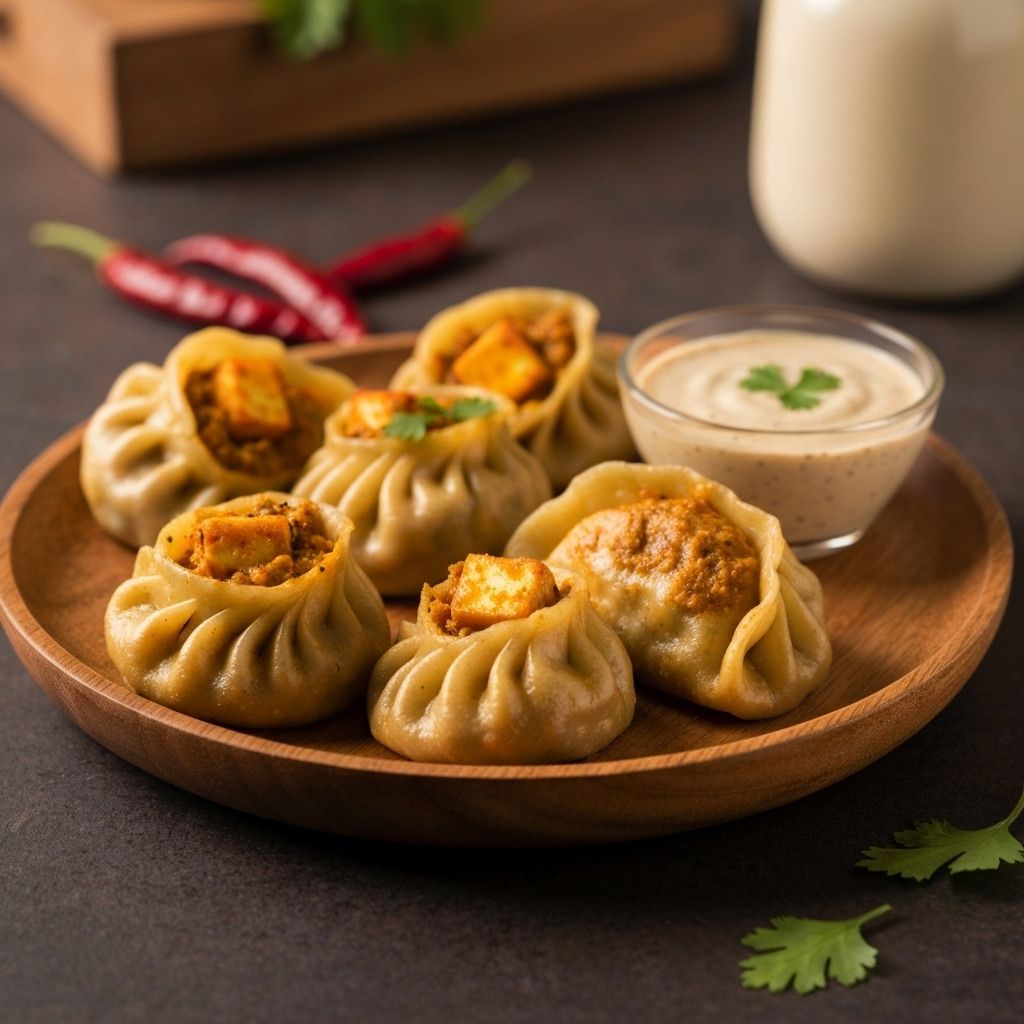 Paneer Momos at Melting Momos